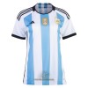 Officiële Voetbalshirt Argentinië 3 Star Thuis WK 2022 - Dames